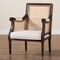 Bali & Pari Desmond Traditional French Beige Fabric and Dark Brown Finished Wood Accent Chair 238-13339-ZORO - alternate 9